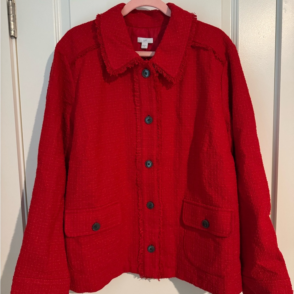 J. Jill Vibrant Red Women's Blazer *NWT*